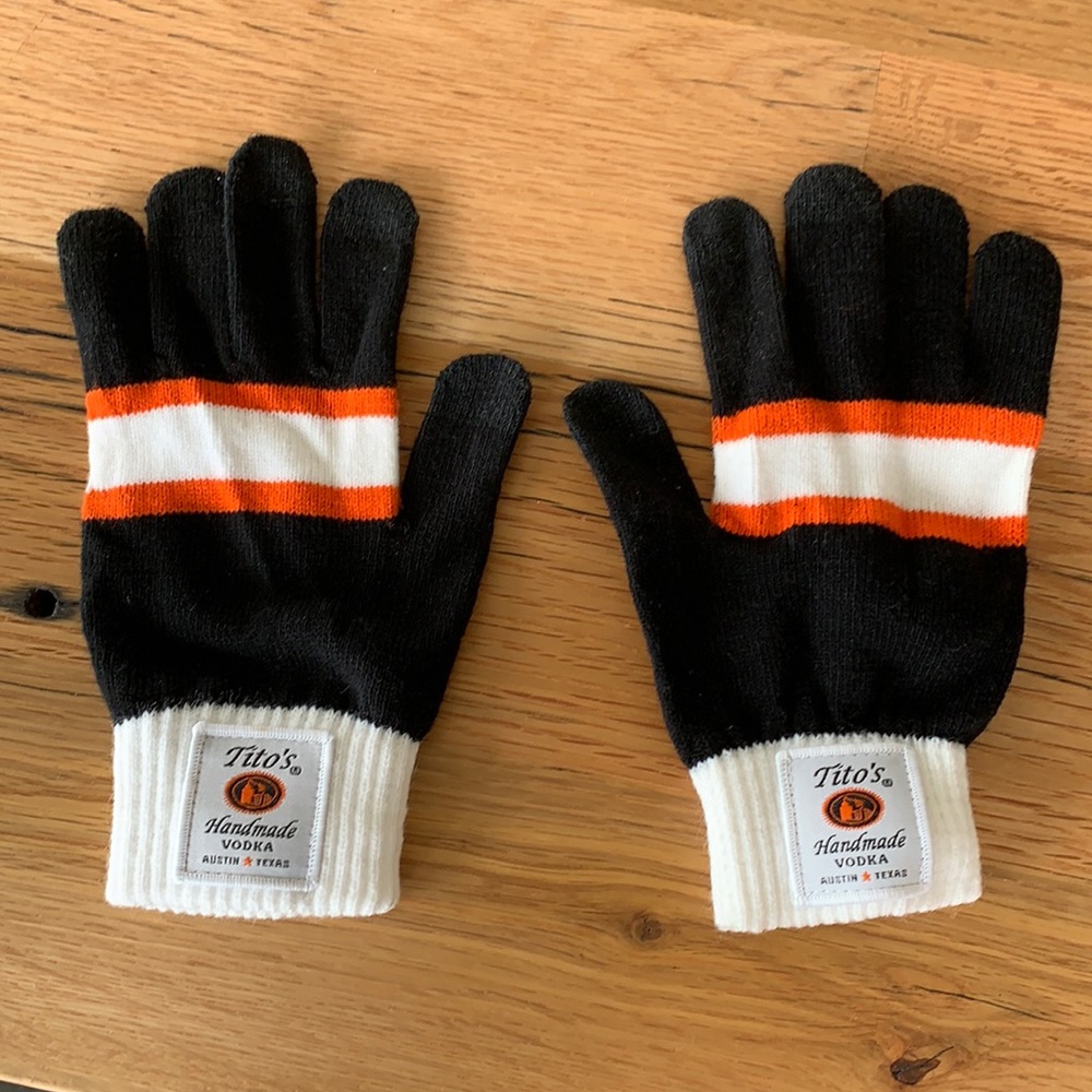 Tito’s handmade vodka gloves